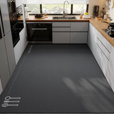 Diatom Mud Kitchen Mat Super Absorbent Anti Slip Floor Rug For Entrance Bathroom Modern Simple Dirt Resistant Easy Clean Home Carpet