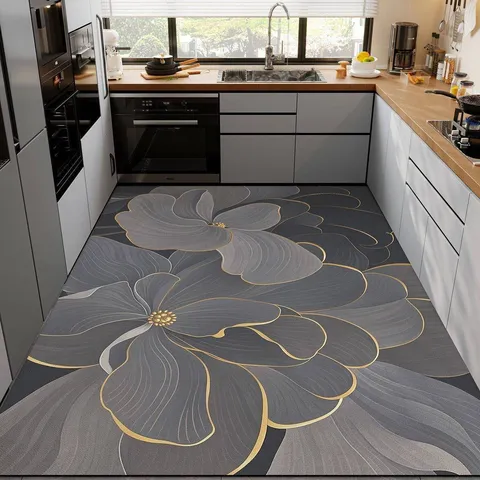 Diatom Mud Kitchen Mat Super Absorbent Anti Slip Floor Rug For Entrance Bathroom Modern Simple Dirt Resistant Easy Clean Home Carpet