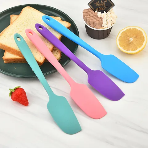 Silicone Spatula Baking Tool Non Stick Heat Resistant Kitchen Spatula For Cake Cream Scraping And Cooking