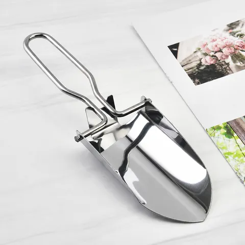 Opvouwbare RVS IJschep Draagbare Multifunctionele Meel Graanschep Praktisch Keuken Kookgadget Voor Thuis Restaurant