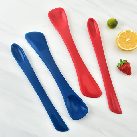 Siliconen Spatel Set Dubbele Kop Bakspatel Kleine Lepel Schraper Boter Jam Spatula Keuken Bakgereedschap