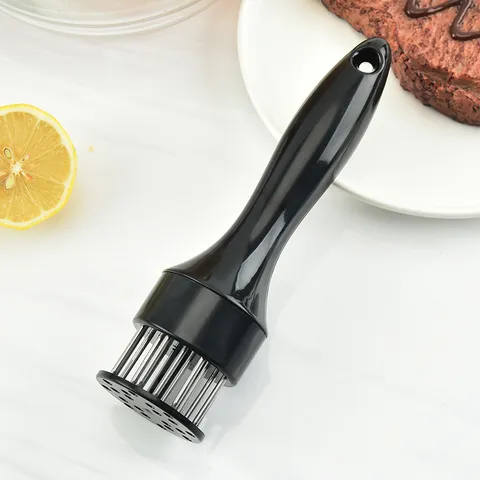 Stainless Steel Meat Tenderizer Tool Kitchen Cooking Gadget Heavy Duty Meat Pounder With Ergonomic Handle For Beef Pork