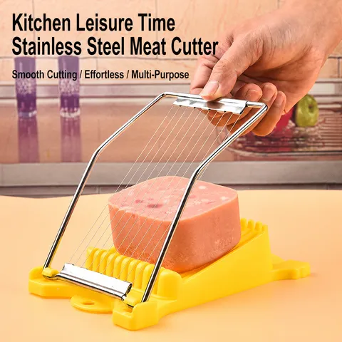 Affettatrice Multifunzionale in Acciaio Inossidabile per Carne in Scatola Tagliauova Utensile da Cucina per la Casa