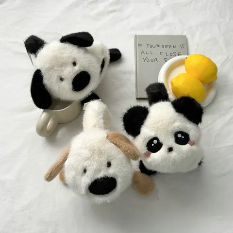 Cache-oreilles Mignons en Peluche Animaux de Dessin Animé pour Femmes Filles Hiver Chaud Panda Chien Lapin Couvre-oreilles Coupe-vent Extérieur