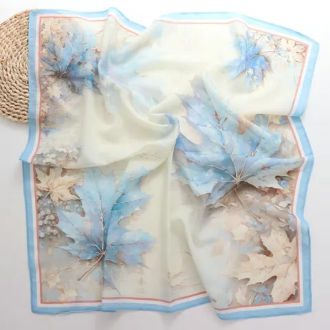 Vintage Satijn Vierkante Sjaal Voor Dames Bloemen Paisley Bedrukt Nek Hoofddoek Elegant All Match Hoofddoek Bandana Lichte Sjaal