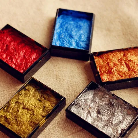 Encreur Métallique Vintage pour Sceau de Cire Pigment Rétro pour Enveloppe Bricolage Invitation Mariage Accessoire Scrapbooking
