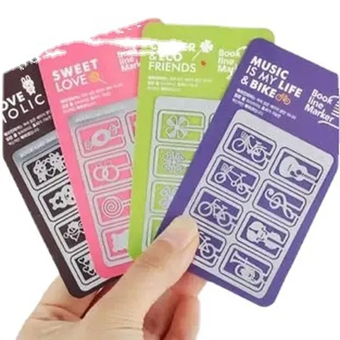 Lot de Marque-pages Évidés en Acier Inoxydable Créatifs Élégants Marque-pages Métalliques pour Étudiants Lecture Bureau Papeterie Cadeau Fonctionnel