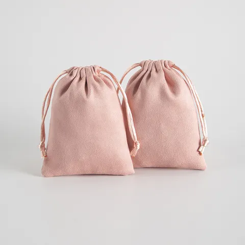 Minimalistisch Rosa Stoff Samt Kordelzug Beutel Tasche Für Schmuck Geschenk Aufbewahrung Verpackung Hochzeit Geburtstag Beutel