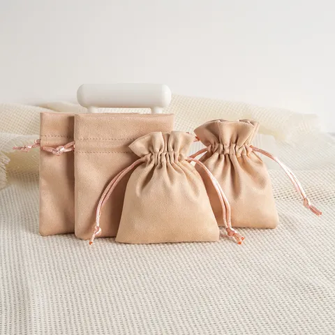 Sacchetto per Gioielli in Velluto con Coulisse Morbida Borsa Regalo per Collana Anello Orecchini Matrimonio Festa Sacchetti Regalo