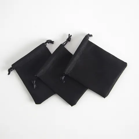 Einfarbig Wildleder Stoff Schmuck Verpackung Tasche Minimalistisch Kordelzug Aufbewahrungsbeutel Für Armband Geschenk Zubehör Packen Organisator