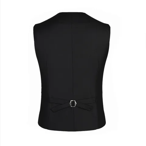 Men's Business Casual Slim Fit Suit Vest Single Breasted Lapel Waistcoat For Formal Wedding Party Groom