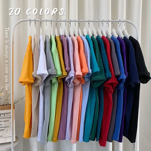 Femmes Casual Couleur Unie Manches Courtes T-Shirt Ample Style Coréen Basic Été Tee Top Vêtements Doux Confortables