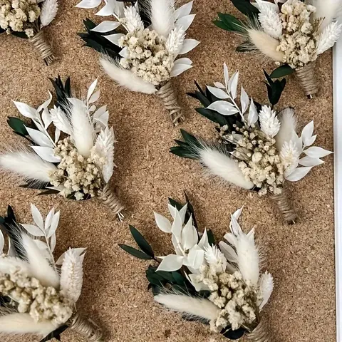Natural Dried Flowers Gypsophila Bouquet Handmade Botanical Floral Arrangement For Home Decor Birthday Party Wedding Gift
