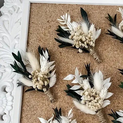 Natural Dried Flowers Gypsophila Bouquet Handmade Botanical Floral Arrangement For Home Decor Birthday Party Wedding Gift
