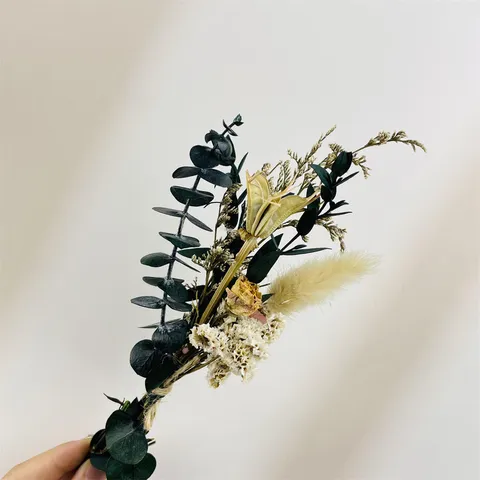 Natural Dried Flowers Mini Bouquet Preserved Flowers Small Floral Arrangement For Gift Box Greeting Card Home Decor