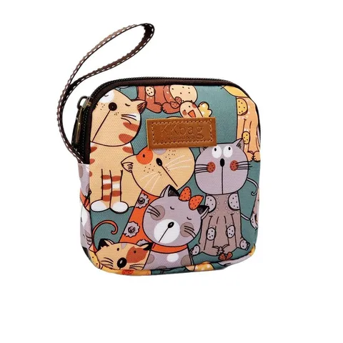 Borsa a Mano Stampata Cartoon Portatile Impermeabile Borsa per Trucchi Custodia Cosmetica da Viaggio Borsa Multiuso