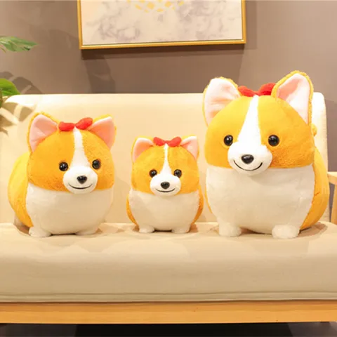 Gliko Skylos Corgi Velouto Paichnidi Apo Malako Konto Velouto Gemisma Me Bamvaki PP Axagapito Loustrako Makilari Agkalias Gia Diakosmisi Domatiou Paidiou