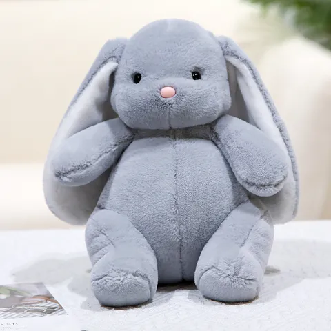 Lindo Juguete de Peluche Suave Animal de Peluche Dibujos Animados Conejo Panda Rana Elefante Muñeca Regalo para Niños