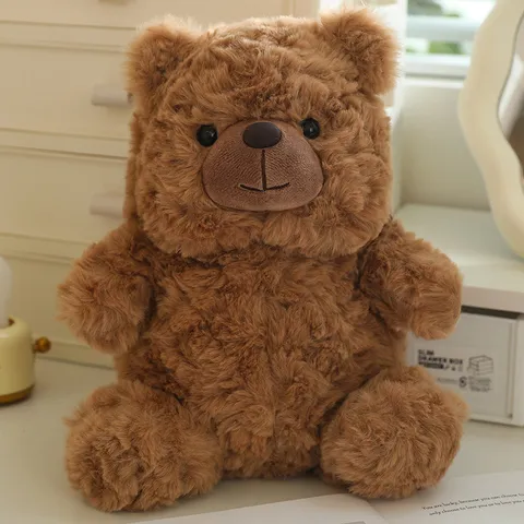 Schattige Gevulde Teddybeer Pluche Speelgoed Bruine Liefdeshart Beer Pop Zacht Dier Speelgoed Voor Valentijn Cadeau