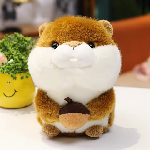 Simpatico Animale Cartone Animato Giocattolo di Peluche Panda Gatto Scoiattolo Coniglio Topo Bambola Cuscino Morbido Regalo Bambini