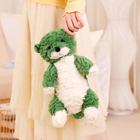 Nordic Cute Otter Plush Toy Stuffed Animal Soft Doll Children Soothing Companion Kawaii Home Decor Birthday Gift