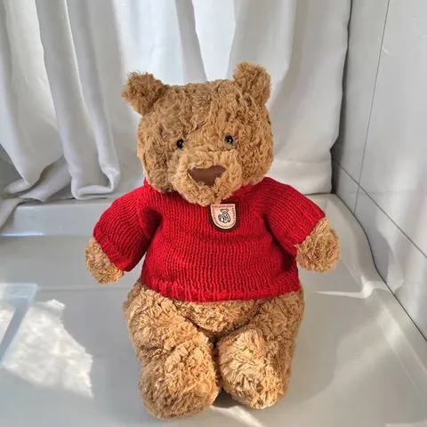 Cute Plush Teddy Bear Doll Clothes Replacement Knitted Sweater Hat Washable Outfit Accessories