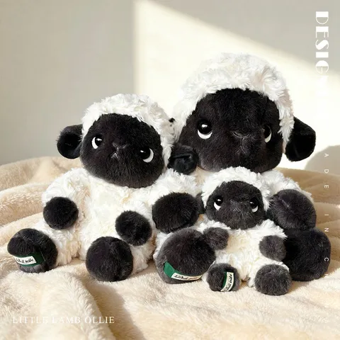 Süßes Kleines Lamm Plüschtier Kuscheltier Weiche Schaf Puppe Schnuller Schlafbegleiter Geburtstagsgeschenk Für Kinder Mädchen