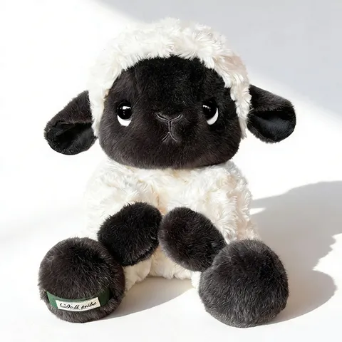 Süßes Kleines Lamm Plüschtier Kuscheltier Weiche Schaf Puppe Schnuller Schlafbegleiter Geburtstagsgeschenk Für Kinder Mädchen