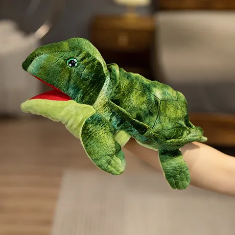 Ocean Animal Hand Puppet Plush Toy Soft Stuffed Killer Whale Shark Clownfish Turtle Octopus Interactive Doll Gift