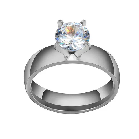 Edelstahl Koppelring Zirkoniastein Strass Geometrischer Ring Offener Ehering Für Herren Damen Modeschmuck