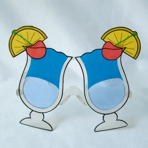 Hawaïaanse Feest Zonnebril Grappige Tropische Vrucht Papegaai Flamingo Cocktail Bier Bril Zomer Strand Vakantie Foto Rekwisieten