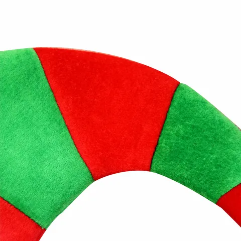 Christmas Elf Hat Velvet Striped Clown Hat Carnival Party Cosplay Costume Accessories Red And Green Adult Hat