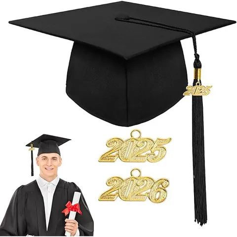 Klassieke Afstudeerhoed Academische Bachelorhoed Kwast Hoed Afstudeerceremonie Feest Hoed Unisex Volwassen Schoolkap