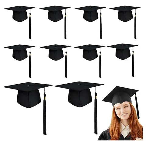 Klassieke Afstudeerhoed Academische Bachelorhoed Kwast Hoed Afstudeerceremonie Feest Hoed Unisex Volwassen Schoolkap