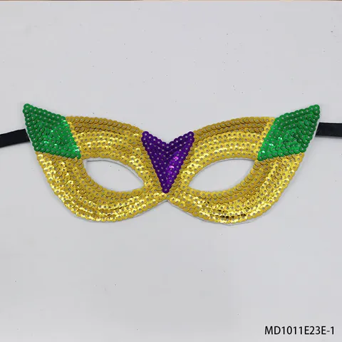 Mardi Gras Sequin Feather Mask Masquerade Party Carnival Mask Colorful Feather Eye Mask Festival Party Dress Up