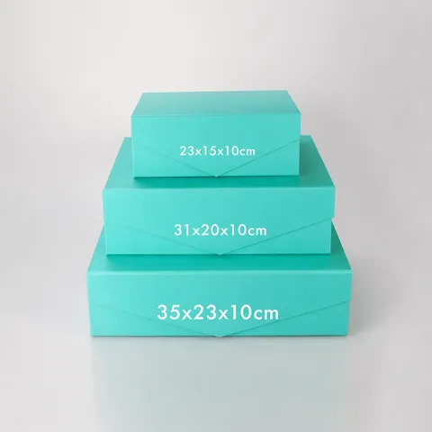 Caja de Regalo con Cierre Magnético Caja de Embalaje de Papel Plegable Para Boda Fiesta de Cumpleaños Caja de Almacenamiento