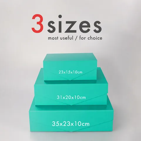 Caja de Regalo con Cierre Magnético Caja de Embalaje de Papel Plegable Para Boda Fiesta de Cumpleaños Caja de Almacenamiento