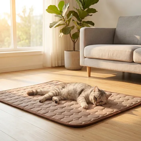 Summer Pet Cooling Mat Ice Silk Dog Mat Breathable Cool Pad For Cats And Dogs Washable Pet Supplies