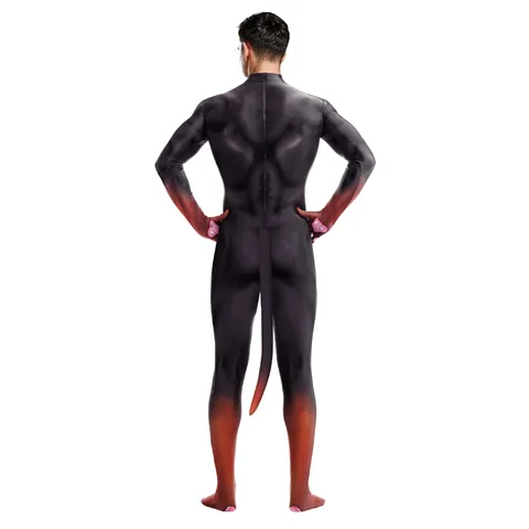 Heren Dobermann 3D Geprint Dieren Cosplay Zentai Bodysuit Volledig Lichaam Spandex Podiumvoorstelling Kostuum