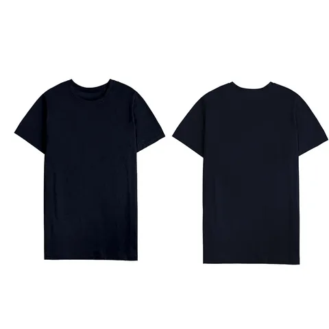 Herren Casual Einfarbig Kurzarm T-Shirt Basic Rundhals Regular Fit Baumwoll Top Für Alltag Sommer Mode