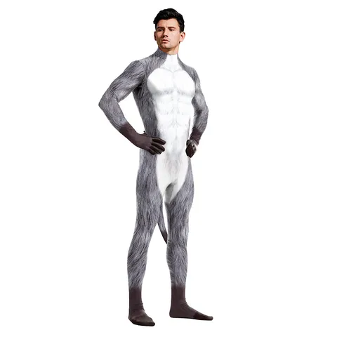 Unisex Ενηλίκων Στολή Cosplay Ζώων Ψηφιακή Εκτύπωση Ολόσωμη Φόρμα Πάρτι Θεατρική Παράσταση