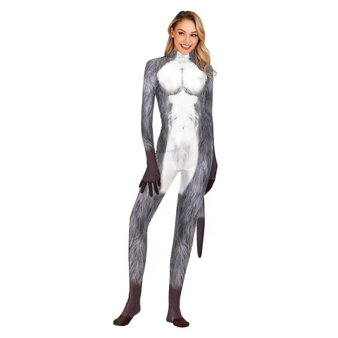 Unisex Ενηλίκων Στολή Cosplay Ζώων Ψηφιακή Εκτύπωση Ολόσωμη Φόρμα Πάρτι Θεατρική Παράσταση