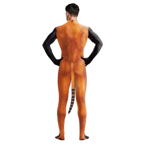 Mono Cosplay Animal Unisex Mallas Zentai Estampado Digital Poliéster Elastano Cuerpo Entero para Fiesta