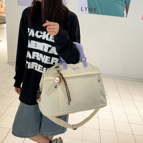 Borsa da Viaggio di Grande Capacità Impermeabile Leggera Borsa Weekender Con Scomparto Scarpe Per Donne Uomini