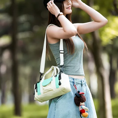 Γυναικεία Τσάντα Χιαστί Νάιλον Μόδας Casual Urban Minimalist Daily Shoulder Bag Top Handle Boston Bag