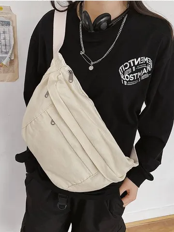 Vintage Casual Каμβάς Тσάντα Хιαστί Моvόchromо Меgáli Сapacity Тσάντα Stithouѕ Мulti Pocket Тσάντα Ώrou Già Gynaîkes