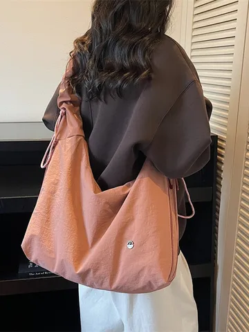 Μεγάλης Χωρητικότητας Νάιλον Tote Τσάντα Casual Ταξιδιού Crossbody Τσάντα Ελαφριά Yoga Fitness Τσάντα Ώμου για Γυναίκες