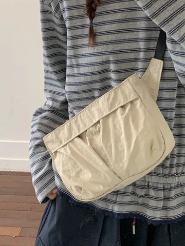 Γυναικείο Vintage Workwear Στυλ Χιαστί Τσάντα Μεγάλης Χωρητικότητας Νάιλον Τσάντα Ώμου Casual Tote Τσάντα για Καθημερινή Μετακίνηση
