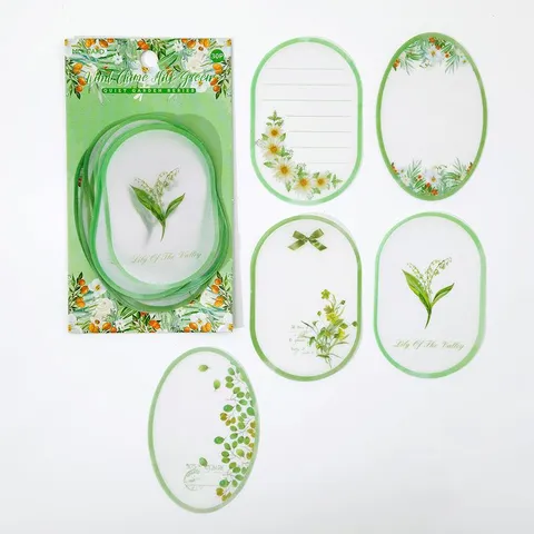 Quiet Garden Series Floral Lace Border Vellum Paper Notepad For Journaling DIY Scrapbooking Decorative Botanical Material Stickers