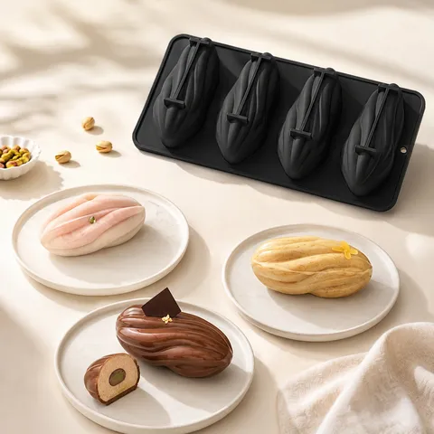 Multi Cavity Pistachio Silicone Cake Mold Food Grade Mousse Baking Mold DIY Dessert Pudding Mold Kitchen Bakeware